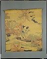 Clematis textile, Associated Artists (1883–1907), Silk, printed, American