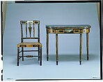 Card Table, Attributed to John Finlay (active ca. 1799–1833), Maple, oak, tulip, American