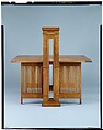 Print Table, Frank Lloyd Wright (American, Richland Center, Wisconsin 1867–1959 Phoenix, Arizona), White oak, American