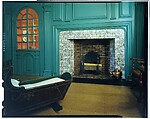 Fireplace wall paneling from the John Hewlett House, Probably John Hewlett, American