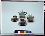 Teapot, Chelsea Keramic Art Works (1872–1889), Earthenware, American
