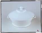 Covered dish, Tucker and Hemphill (1831–37), Porcelain, American