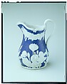 Pitcher, United States Pottery Company (1852–58), Parian porcelain, American