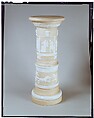 Centennial Pedestal, Designed by Karl L. H. Müller (1820–1887), Porcelain, American
