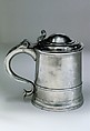 Tankard, Attributed to Thomas Byles (ca. 1685–1771), Pewter, American