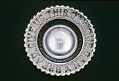 Bread Plate, Pressed glass