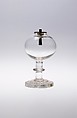 Whale Oil Lamp, Pressed and free-blown lead glass