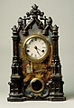 Mantel Clock, Cast iron, American
