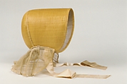 Bonnet, United Society of Believers in Christ’s Second Appearing (“Shakers”) (American, active ca. 1750–present), Palm leaf, American, Shaker