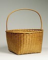 Basket, United Society of Believers in Christ’s Second Appearing (“Shakers”) (American, active ca. 1750–present), Wood; Ash, American, Shaker