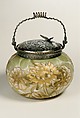 Covered Jar, Opal glass, American