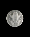 Sleeve Button, Union Porcelain Works (1863–1922), Porcelain, American
