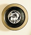Plate, Anna B. Leonard, Porcelain, overglaze luster decoration, American