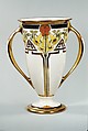 Vase, Lenox, Incorporated (American, Trenton, New Jersey, established 1889), Porcelain, overglaze enamel decoration, American