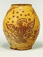 Jar, Attributed to Philip Kline (active ca. 1806–34), Earthenware; Redware with sgraffito decoration, American