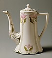Coffeepot, Manufactured by Lenox, Incorporated (American, Trenton, New Jersey, established 1889), White bone porcelain, American