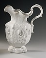 Pitcher, Designed by Karl L. H. Müller (1820–1887), Parian porcelain, American