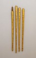 Pen Handles, Louis C. Tiffany American, Bronze, glass, American