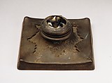 Inkwell, Designed by Louis C. Tiffany (American, New York 1848–1933 New York), Bronze, American