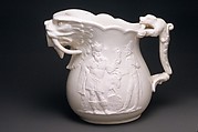 Pitcher, Designed by Karl L. H. Müller (1820–1887), Porcelain, American