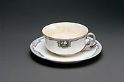 Cup and Saucer, F. G., Porcelain, American