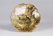 Plate, Lizzie M. Fairchild, Porcelain, American