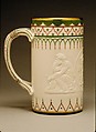 Mug, Designed by Karl L. H. Müller (1820–1887), Porcelain, American