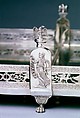 Plateau, John W. Forbes (1781–1864), Silver, glass with walnut, American