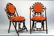 Side Chair, George Jakob Hunzinger (1835–1898), Walnut, American