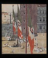 Piazza di San Marco, Maurice Brazil Prendergast  (American, St. John’s, Newfoundland 1858–1924 New York), Watercolor and graphite on off-white wove paper, American
