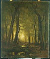 Evening in the Woods, Worthington Whittredge  American, Oil on canvas, American
