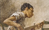 The Dancing Lesson, Thomas Eakins (American, Philadelphia, Pennsylvania 1844–1916 Philadelphia, Pennsylvania), Watercolor on off-white wove paper, American