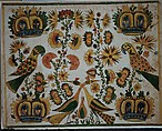 Fraktur, Johann Heinrich Otto (ca. 1733–ca. 1800), Watercolor, pen and iron gall ink, and graphite on off-white laid paper, American