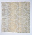 Thistle textile, Designed by Tiffany &amp; Wheeler (1879–1881), Silk and metal threads, damask, woven, American
