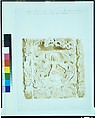 Predella of an Altar, Cathedral, Tarragon, John Singer Sargent (American, Florence 1856–1925 London), Graphite and brown pigment (bister color) on white wove paper, American