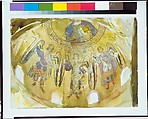 Angels, Mosaic, Palatine Chapel, Palermo, John Singer Sargent (American, Florence 1856–1925 London), Watercolor, gouache, and graphite on off-white wove paper, American