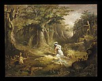 Leatherstocking's Rescue, John Quidor  American, Oil on canvas, American
