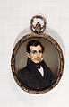 Portrait of a Gentleman, Nathaniel Rogers (American, Bridgehampton, New York 1788–1844 Bridgehampton, New York), Watercolor on ivory, American