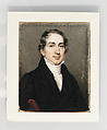 Portrait of a Gentleman, Nathaniel Rogers (American, Bridgehampton, New York 1788–1844 Bridgehampton, New York), Watercolor on ivory, American