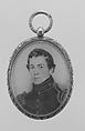 Portrait of a Gentleman, William P. Sheys  American, Watercolor on ivory, American