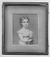 Portrait of a Girl, Nathaniel Rogers  American, Watercolor on ivory, American