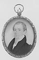 Portrait of a Gentleman, Watercolor on ivory in gilded copper case, American
