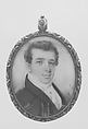 Portrait of a Gentleman, Henry Williams  American, Watercolor on ivory, American