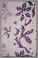 Panel, blue-resist textile, Cotton, painted and block-printed resist, dyed, Indian textile for American market