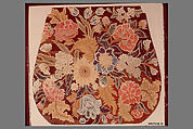 Chair Seat, Sarah Tyler (1718–1764), Linen embroidered with wool, American