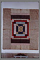 Quilt, Hexagon or mosaic pattern, Anne Record (born 1832), Silk and silk velvet, American