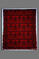 Coverlet, Wool, woven, American