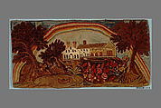 Hooked Rug, Lucy Trask Barnard (1800–1896), Wool, American