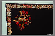 Embroidered Tablecover, Wool, embroidered, American