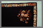 Embroidered Tablecover, Wool, embroidered, American